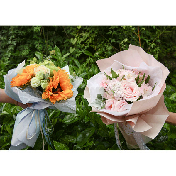 Woven Blossom Roses Flower Wraps Multiple Color (30 Meters per Roll)